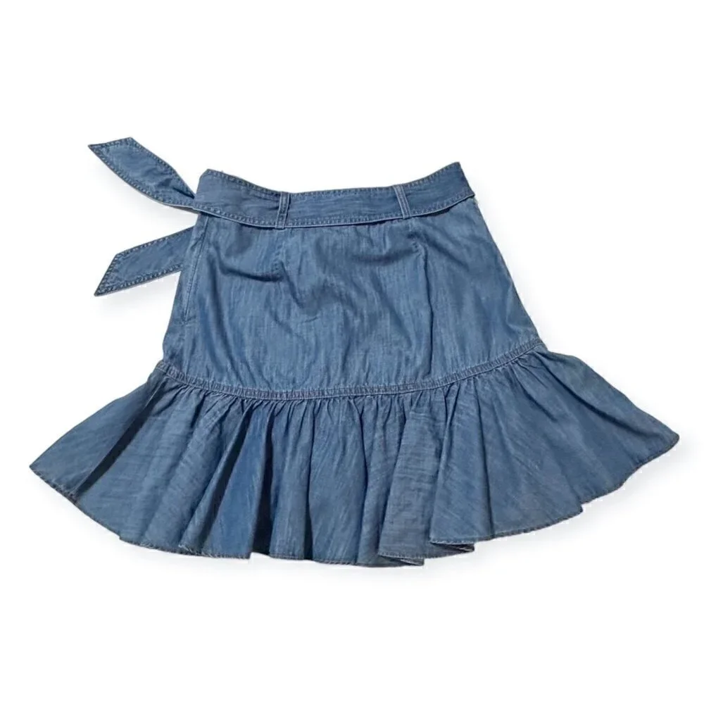 Veronica‎ beard Memphis Denim skirt, Size 0, NWT